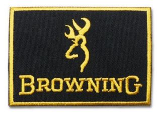 BROWNING Firearms   Embroidered Company Logo 3 Patch, Narrow Version