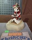 ThriftCHI ~ Ron Lee Signed & Numbered , Santa w/ Chimney Figurine 1986