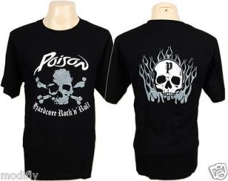 NWT Poison Bret Michaels Rikki Rockett Rise to fame Punk Band T Shirt
