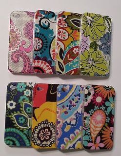 iPhone 4 2pc Full Case~Fabrics incl Vera Bradley & Others~U Choose