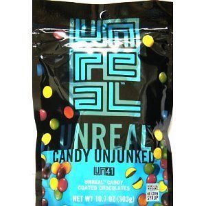 Unreal Candy Unjunked UN41 Unreal Candy Coated Chocolates 19.7 Oz