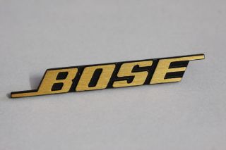 BOSE Logo Golden Badge 2 (5cm)   Aluminium