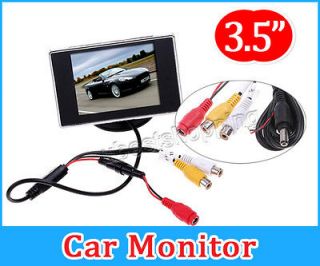 New3.5 LCD 43 Monitor Screen Rear View Reverse Backup Car Mirror