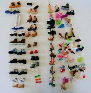 OF 118 Barbie, Monster High, Bratz, Mini Doll & Other Misc Doll Shoes