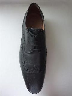NEW BURBERRY Brogue Lace Up Carbery Black Leather Shoes 9 $475.00 (8.5