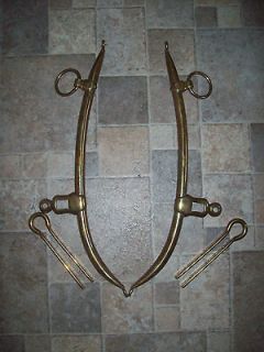 Solid Brass Buggy Driving Horse Hames 18 flexible terrets