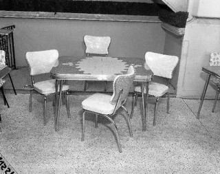1958 4x5 ORIG NEG Furniture Dinette Sets  64
