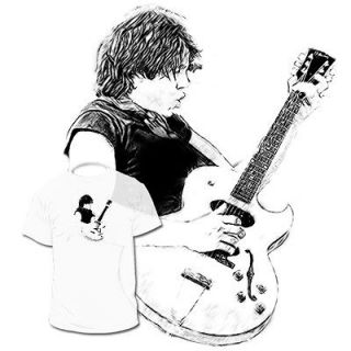 George Thorogood T shirt Eric Clapton Jimmy Page Drawings Are
