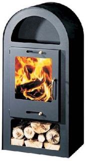 Burning Contemporary Multi fuel Stove 10kw Henley Wood Burner Fire