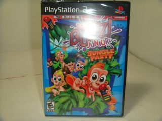 NEW SEALED BUZZ JUNIOR JUNGLE PARTY PlayStation 2/PS2 Game Only