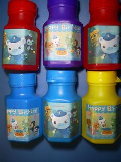 OCTONAUTS Birthday Party Favors pack of 12 Bubbles