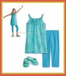 American Girl Kananis Pajamas Size XL 18 20 & Slippers 8 9 for Girls