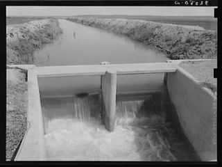 Newly listed Photo Irrigation ditch near Eagle Pass,Texas
