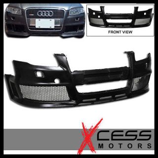  2008 06 08 AUDI A4 RS4 STYLE POLY URETHANE FRONT BUMPER BODYKIT PU