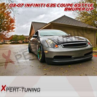 FIT 03 07 INFINITI G35 URETHANE BUMPER LIP SPOILER BODYKIT 2004 2005