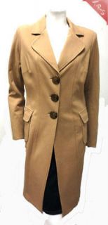 CACHE Extra Long Trench Coat Light Tan Large