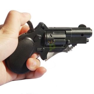 Pistol Hand Gun With knife Cigarette Cigar Butane Lighter Torch