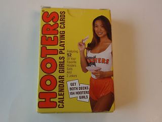 2000 Hooters Calendar Girls Playing Cards 5th Ed Series 2 Glossy