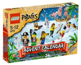 LEGO 6299 Pirates Birthday Calendar Soldiers Mermaid Minifigures