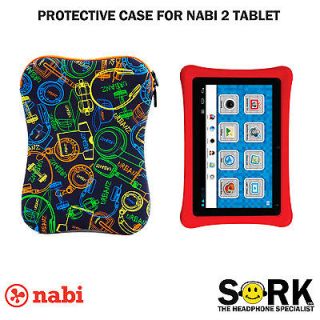 Kids Fuhu Nabi Padded Neoprene Zipped Case Also for iPad Tablet