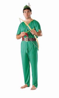ROBIN HOOD OR ELF Green Merry Men Adult Costume A26