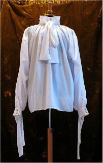 Darcy Cravat Shirt Goth Dandy Victorian Steampunk NEW
