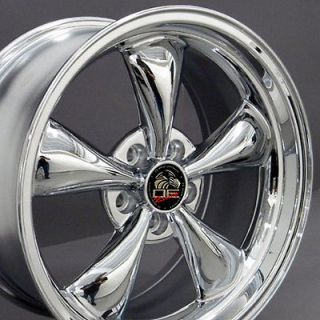 Single 18x9 Chrome Bullitt Wheel Fits Mustang® 94 04