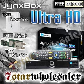 Ultra HD V2 + JB200 8PSK Module + HDMI Cable & 2x Powerline Adapter