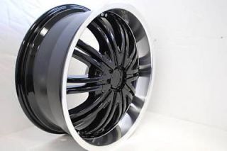 Four brand New 18 Black Wheels Rims Cadillac Deville Seville Pontiac