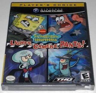 SpongeBob SquarePants Lights, Camera, PANTS (Game Cube~ Wii) NEW