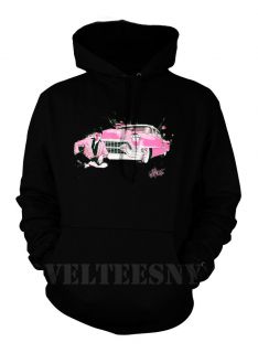 Elvis Think Pink   Pink Cadillac The King Licensed Apparel  Mens