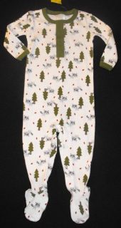 Gymmies Racoon Forrest Pajamas Footed Sleeper Size 6/12 months