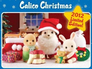 Calico Critter 2012 Limited Edition Christmas Toy Set ~NEW~