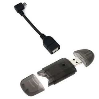 GALAXY S2 I9100 Hercules T989 USB Adapter Cable+Memory Card Reader