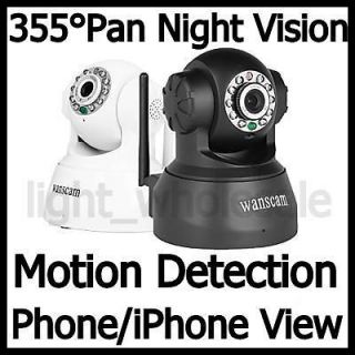 WiFi Baby Monitor indoor IP Black camera free DDNS for remote viewing
