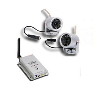4CH Camera Home CCTV Security System Alarm Pre record DVR Receiver