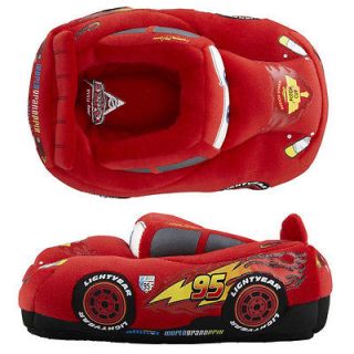 CARS 2 LIGHTNING McQUEEN Disney Boys/Youth Red Comfy Plush Race Car