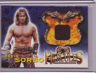 Hercules The Legendary  Kevin Sorbo costume card #HC1 Xena
