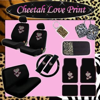 cheetah car seat covers