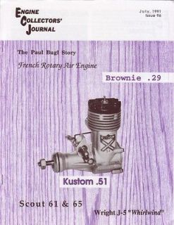 Brownie Scout Kustom Wright J 5 Rotary Air Engine Collectors Journal