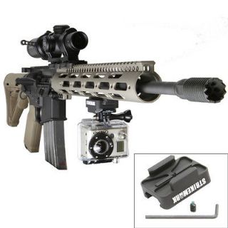 GoPro Camera Picatinny Gun Rail Mount   AR   M4  Airsoft