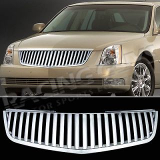 2006 2010 CADILLAC DTS FRONT CHROME UPPER GRILLE REPLACEMENT VERTICAL