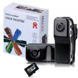 GearXs Mini DV MD80 DVR Video Camera w/4GB MicroSD  The Worlds