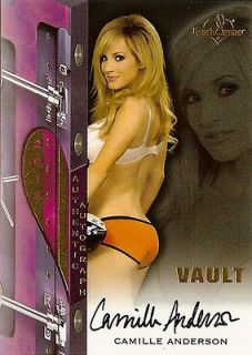 2012 Benchwarmer Vault Camille Anderson Auto Autograph