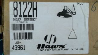 NEW IN PACKAGE HAWS EMERGENCY SHOWER 8122H (S17A)