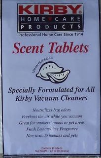 10 Kirby Scent Tablets Bag Deodorizer Freshener for Vacuum etc.