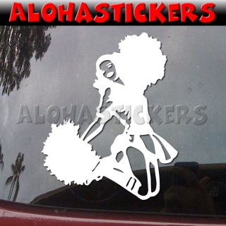 GIRL Cheer Car Truck Graphics Vinyl Decal Window Sticker G25