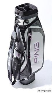 MINT Ping Golf Cart Bag 9 Mouth 4 Way Top Single Shoulder Strap Black