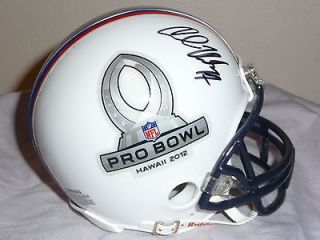Carl Nicks, Signed, Auto, 2012 NFL Pro Bowl Riddell Mini Helmet