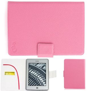 Pink Slim Flip Folio Case Cover for 6 Sony Reader PRS T1, PRS T2